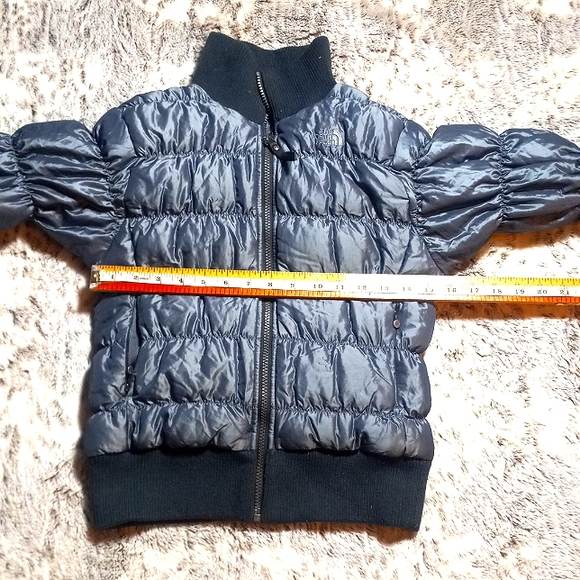 The North Face Ice Blue Puffer coat - Picture 3 of 8